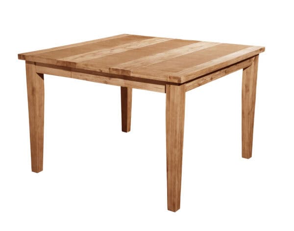 Iron Brush Antique Natural Acacia Pub Table with Butterfly Leaf