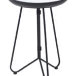 Gold & Black Contemporary Round Tray Side Table 10 Gold & Black Contemporary Round Tray Side Table