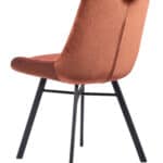 Velvet Tufted Dining Chair with Steel Legs and Handle (Set of 2) 14 Velvet Tufted Dining Chair with Steel Legs and Handle (Set of 2)