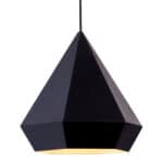 Geometric Black Pendant Light with Adjustable Cord 7 Geometric Black Pendant Light with Adjustable Cord