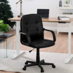 Ergonomic High Back Office Chair with Adjustable Height and Wheels