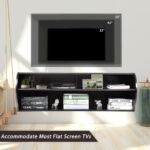 48 Inch Wall Mounted 2 Tier Floating TV Console Shelf