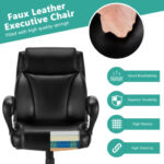 Big and Tall 400 lb High Back Leather Office Chair