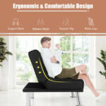 Adjustable PU Leather Recliner Chair with Metal Legs for Small Spaces