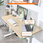 Electric Adjustable Standing Desk with USB Port and Memory Settings 20 Electric Adjustable Standing Desk with USB Port and Memory Settings