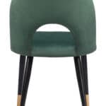 Modern Green Velvet Dining Chair with Steel Base (Set of 2) 15 Modern Green Velvet Dining Chair with Steel Base (Set of 2)