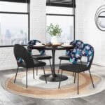 Multicolor Velvet Dining Chairs with Steel Frame (Set of 2) 13 Multicolor Velvet Dining Chairs with Steel Frame (Set of 2)