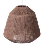 Natural Paper Rope Ceiling Lamp with Adjustable Cord 16 Natural Paper Rope Ceiling Lamp with Adjustable Cord