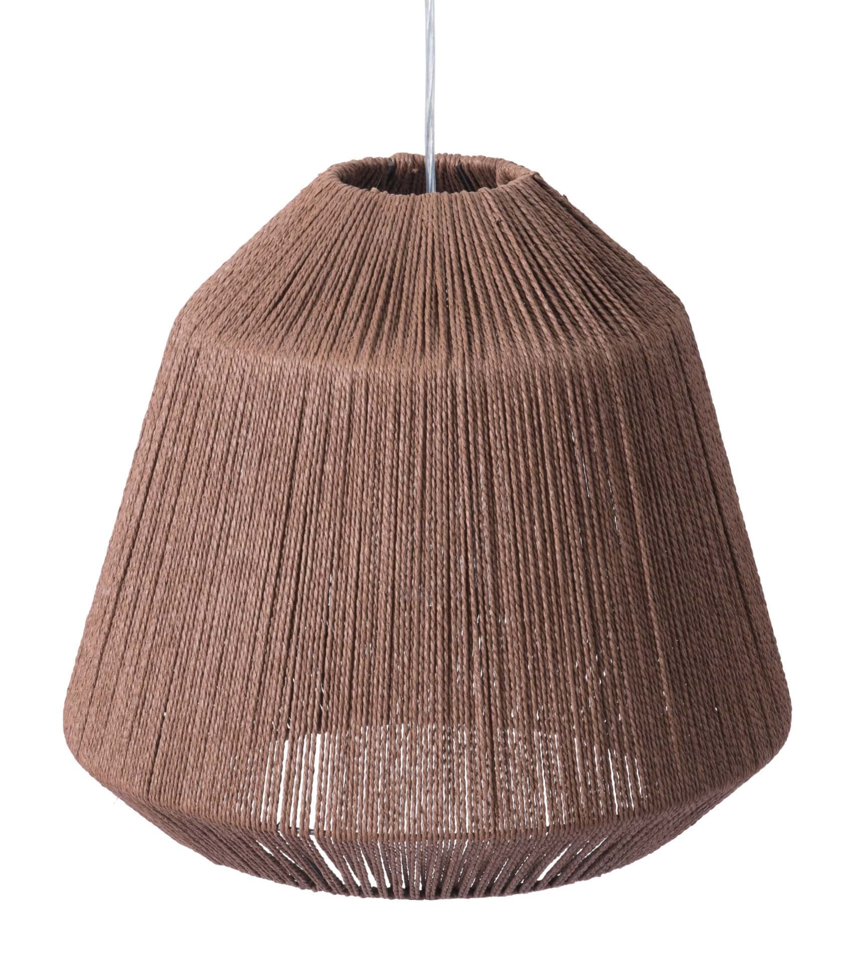 Natural Paper Rope Ceiling Lamp with Adjustable Cord 8 Natural Paper Rope Ceiling Lamp with Adjustable Cord - Image 8
