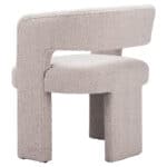 Sandy Beige Modern Accent Chair with Shearling Fabric and Armrest Support 14 Sandy Beige Modern Accent Chair with Shearling Fabric and Armrest Support