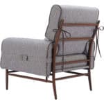 Gray Contemporary Accent Chair with Padded Armrests and Steel Frame 12 Gray Contemporary Accent Chair with Padded Armrests and Steel Frame