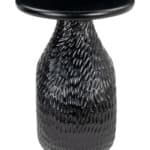 Black Mango Wood Side Table with Rubber Feet for Scratch Protection 11 Black Mango Wood Side Table with Rubber Feet for Scratch Protection