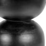 Round Mango Wood Dining Table with Modern Organic Design