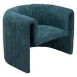 Aquamarine Sherpa Accent Chair with Tufted Upholstery and Armrests 13 Aquamarine Sherpa Accent Chair with Tufted Upholstery and Armrests