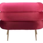 Velvet Accent Chair with Steel Frame and Rubber Feet Protection 14 Velvet Accent Chair with Steel Frame and Rubber Feet Protection