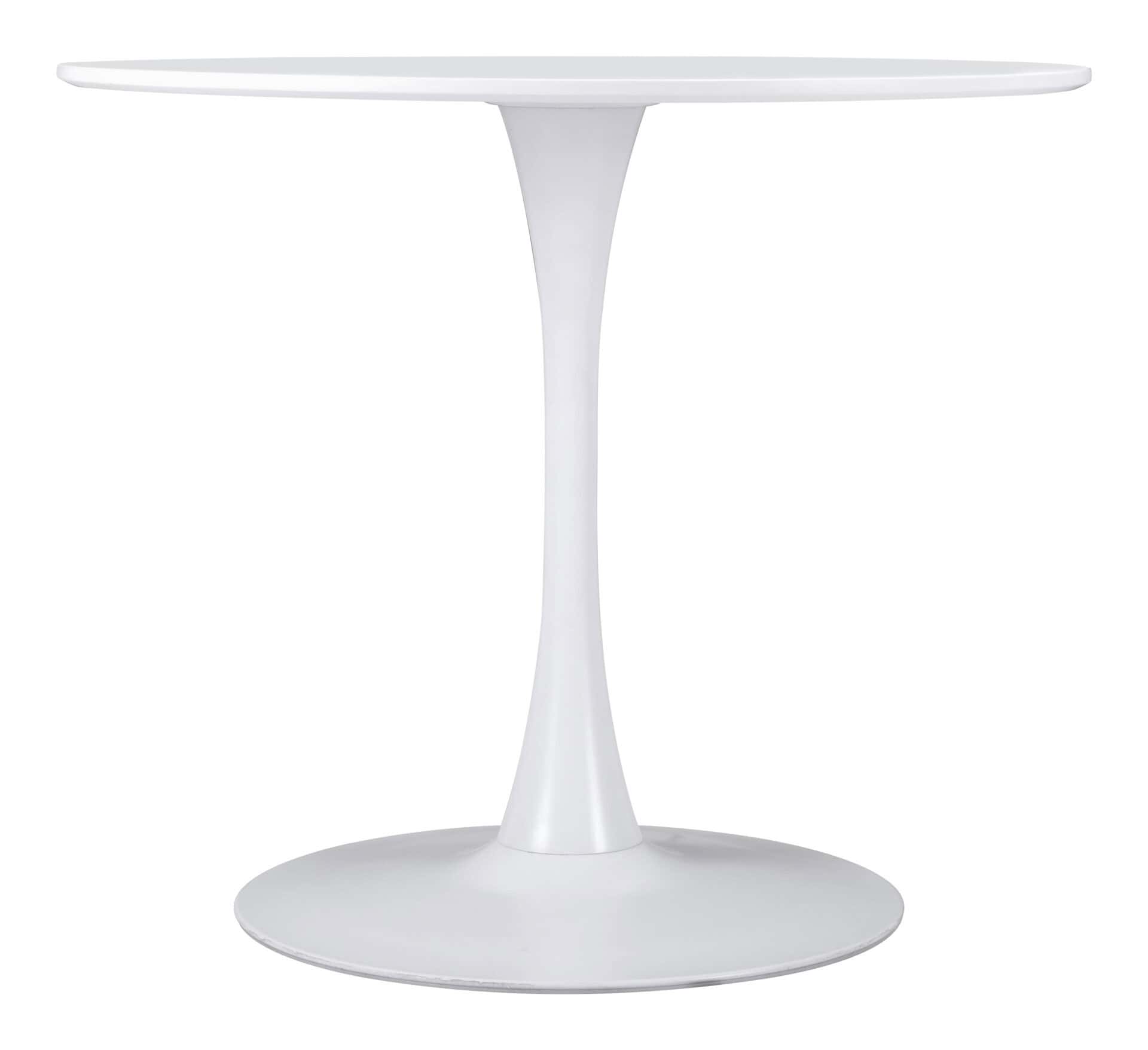 Modern Round Pedestal Dining Table for Kitchen, Bar, or Office 6 Modern Round Pedestal Dining Table for Kitchen, Bar, or Office - Image 6