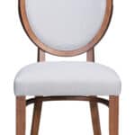 Modern Walnut Dining Chair with Light Gray Upholstery (Set of 2) 9 Modern Walnut Dining Chair with Light Gray Upholstery (Set of 2)