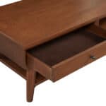 Mid Century Modern Acorn Coffee Table Mahogany and Okoume Veneer
