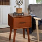Acorn Mahogany End Table with Felt Lined Drawer 8 Acorn Mahogany End Table with Felt Lined Drawer