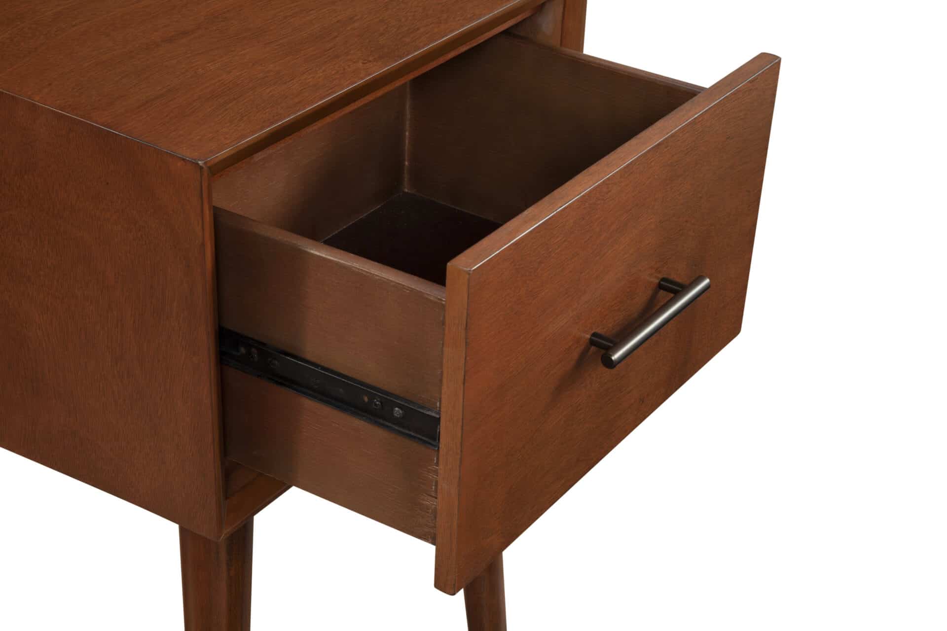 Acorn Mahogany End Table with Felt Lined Drawer 4 Acorn Mahogany End Table with Felt Lined Drawer - Image 4
