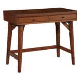 Acorn Mid Century Modern Mahogany Desk With Two Drawers 14 Acorn Mid Century Modern Mahogany Desk With Two Drawers