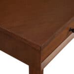 Acorn Mid Century Modern Mahogany Desk With Two Drawers 16 Acorn Mid Century Modern Mahogany Desk With Two Drawers
