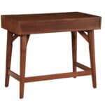 Acorn Mid Century Modern Mahogany Desk With Two Drawers 18 Acorn Mid Century Modern Mahogany Desk With Two Drawers