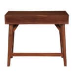 Acorn Mid Century Modern Mahogany Desk With Two Drawers 19 Acorn Mid Century Modern Mahogany Desk With Two Drawers