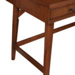 Mid Century Mahogany Desk Acorn Finish With Three Drawers
