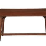 Mid Century Mahogany Desk Acorn Finish With Three Drawers