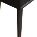 Black Mahogany Mid Century Modern End Table with Drawer 12 Black Mahogany Mid Century Modern End Table with Drawer