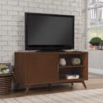 Mid Century Walnut TV Console Mahogany Solids and Veneer