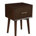 Mid Century Modern Walnut End Table Mahogany Solids and Veneer 9 Mid Century Modern Walnut End Table Mahogany Solids and Veneer