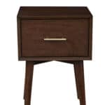 Mid Century Modern Walnut End Table Mahogany Solids and Veneer 10 Mid Century Modern Walnut End Table Mahogany Solids and Veneer