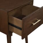 Mid Century Modern Walnut End Table Mahogany Solids and Veneer 11 Mid Century Modern Walnut End Table Mahogany Solids and Veneer