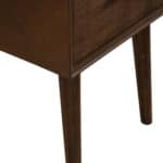 Mid Century Modern Walnut End Table Mahogany Solids and Veneer 12 Mid Century Modern Walnut End Table Mahogany Solids and Veneer