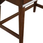 Mid Century Modern Walnut Desk Mahogany Solids and Veneer
