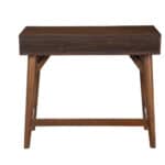 Mid Century Modern Walnut Desk Mahogany Solids and Veneer