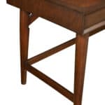 Walnut Mid Century Modern Mahogany Desk with 3 Drawers