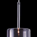 Adjustable Chrome Stem Cylinder Pendant Light with UL Listing