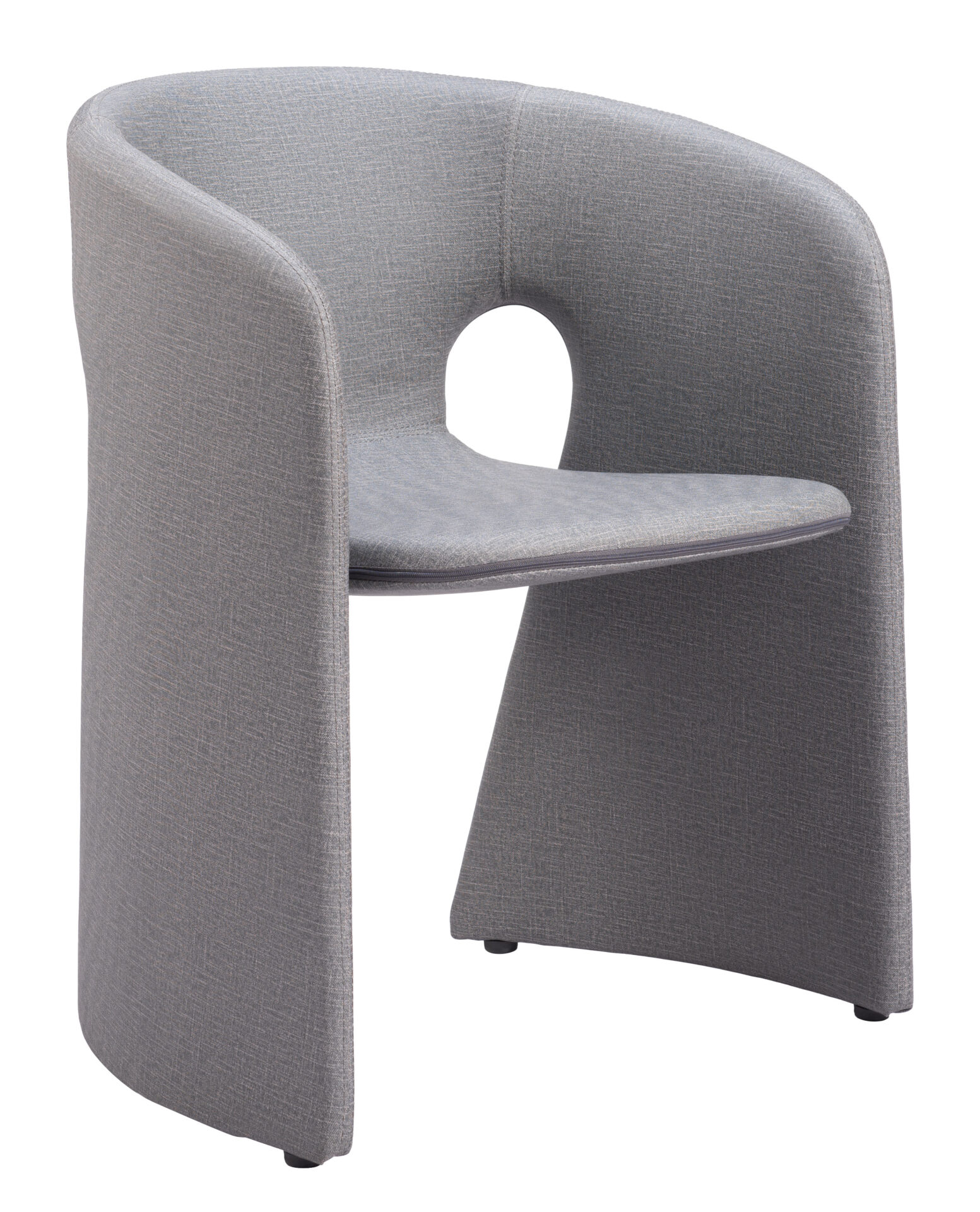 Slate Gray Dining Chair with Steel Frame and Vinyl Upholstery 1 Slate Gray Dining Chair with Steel Frame and Vinyl Upholstery