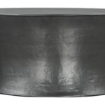 Sleek Round Black Coffee Table with Steel Unibody Design 10 Sleek Round Black Coffee Table with Steel Unibody Design