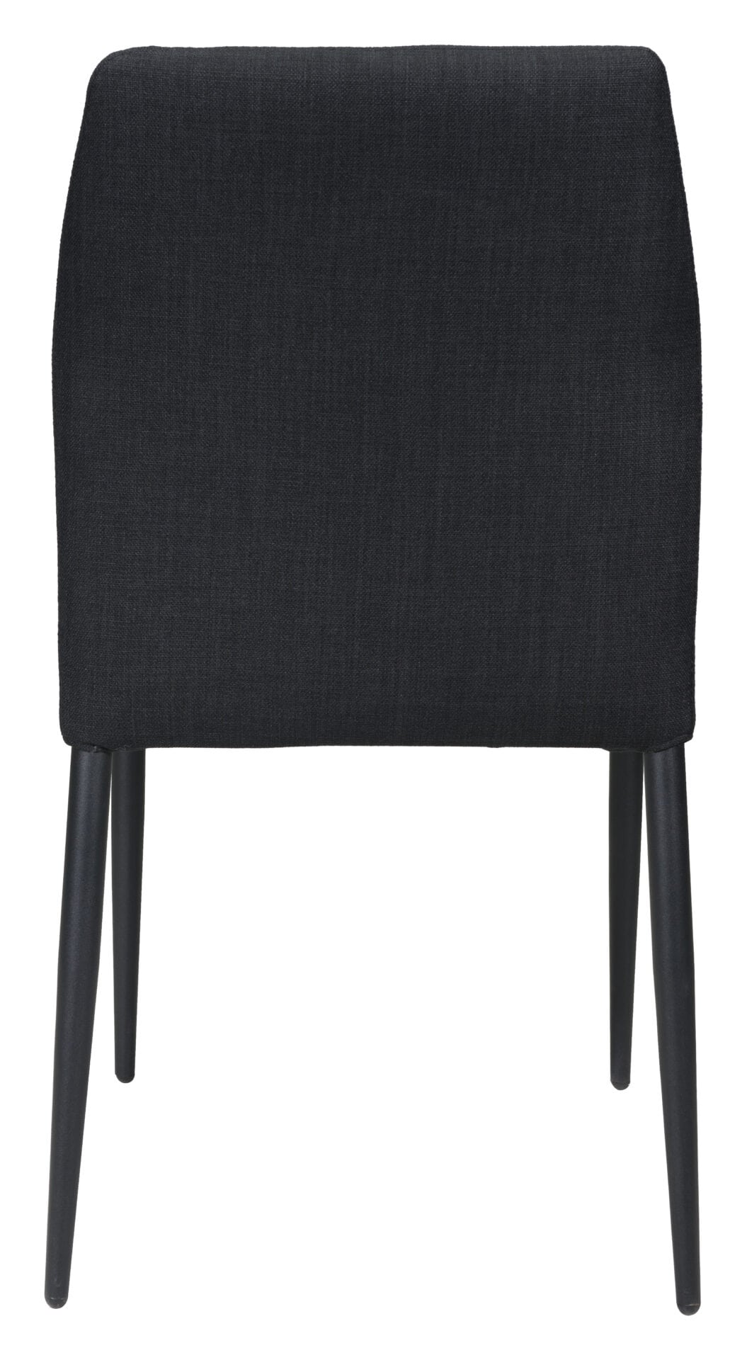 Black Modern Dining Chair with Geometric Stitching and Steel Legs (Set of 4) 5 Black Modern Dining Chair with Geometric Stitching and Steel Legs (Set of 4) - Image 5