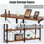 3-Tier 47-Inch Console Table with Metal Frame 12 3-Tier 47-Inch Console Table with Metal Frame