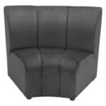 Modular Velvet Sectional with Poplar Wood Legs in Black (Set of 4) 14 Modular Velvet Sectional with Poplar Wood Legs in Black (Set of 4)