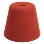 Red Ottoman with Solid Wood Frame and Stackable Design 10 Red Ottoman with Solid Wood Frame and Stackable Design