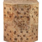 Antique Copper Side Table with Hand-Finished Rustic, Industrial Design 10 Antique Copper Side Table with Hand-Finished Rustic, Industrial Design