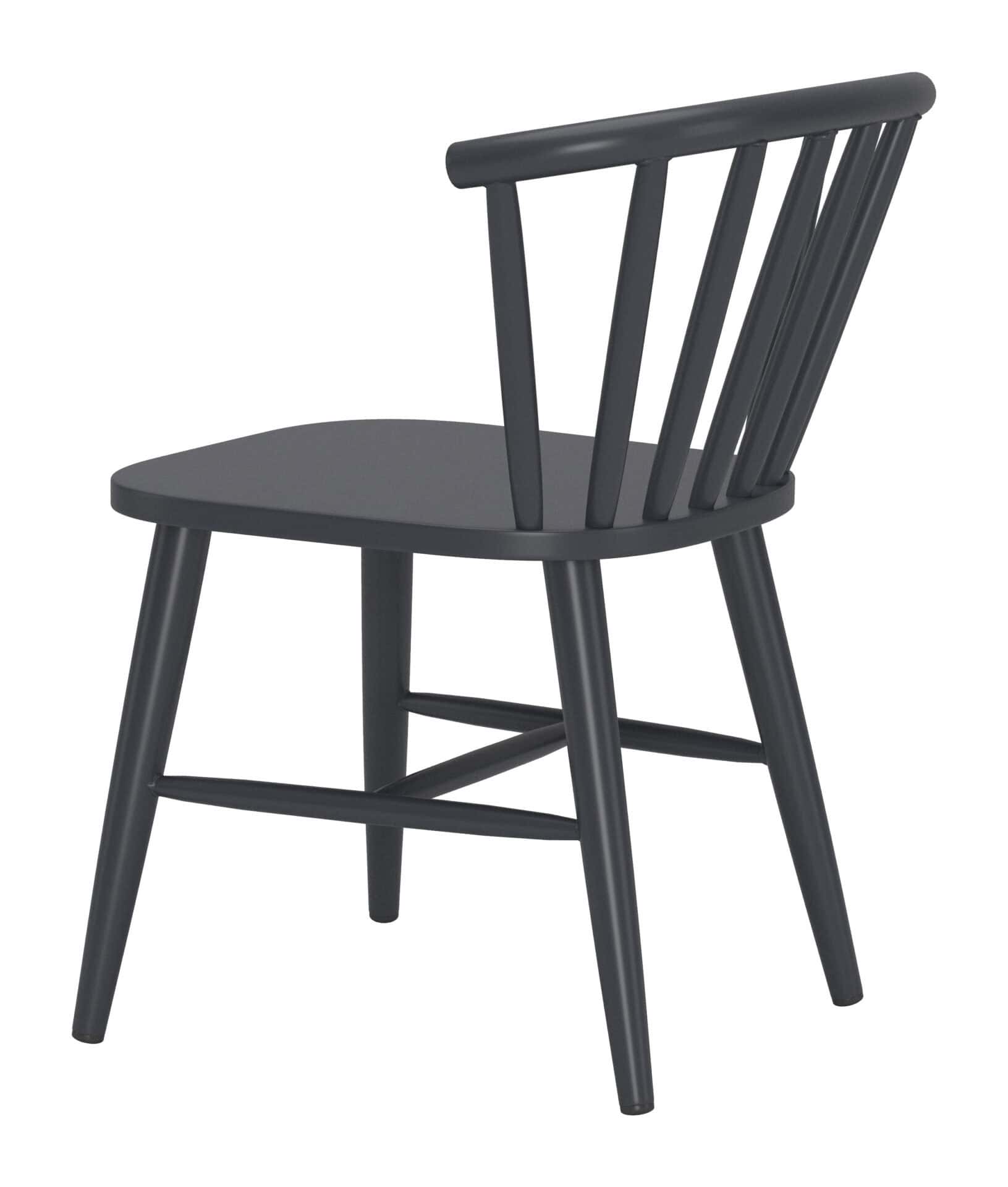 Modern Black Powder Coated Aluminum Dining Chair Durable Design 5 Modern Black Powder Coated Aluminum Dining Chair Durable Design - Image 5