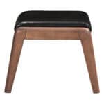 Mid-Century Modern Black Lounge Chair and Ottoman Set (2 Piece) 18 Mid-Century Modern Black Lounge Chair and Ottoman Set (2 Piece)