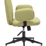 Olive Green Adjustable Office Chair with Polyester Cushions and Arms 14 Olive Green Adjustable Office Chair with Polyester Cushions and Arms